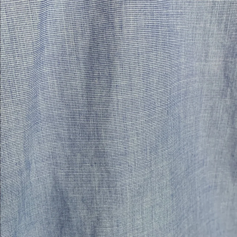 HARVE BENARD Light Blue Cotton Button Down Shirt - Picture 7 of 8